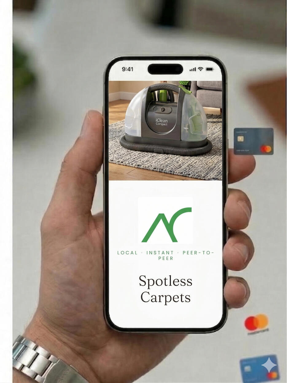 Portable carpet cleaner rental Vancouver Richmond Burnaby - Newclean iClean Compact